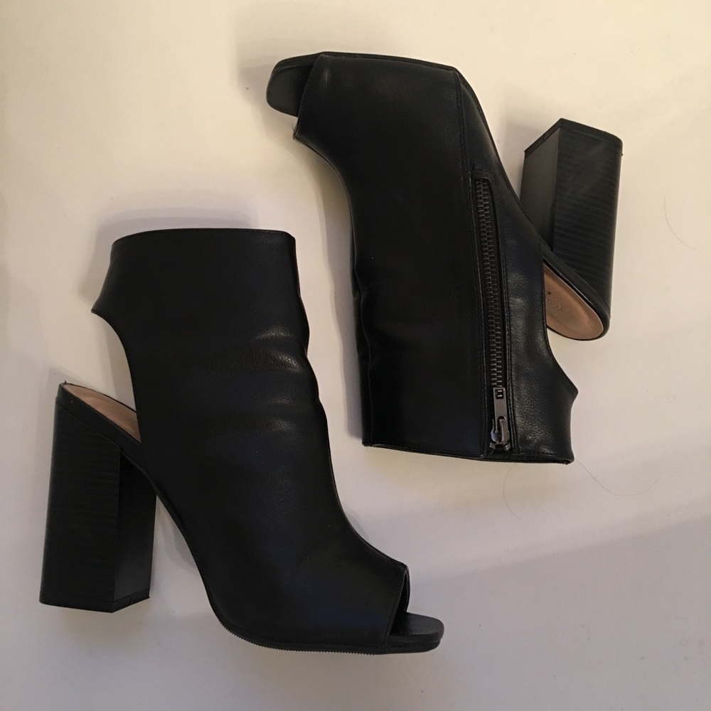 Peep Toe Booties